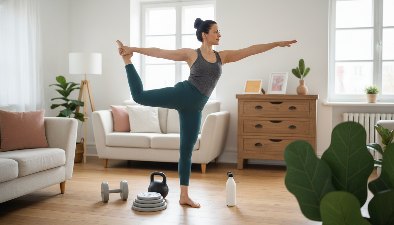 4-Week At-Home Workout Plan (Minimal Gear + Daily Stretches)