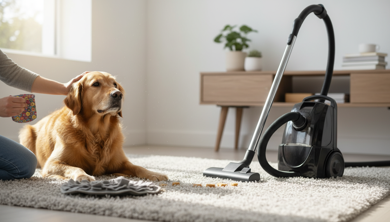 Calm Your Pet Around the Vacuum: Training That Works