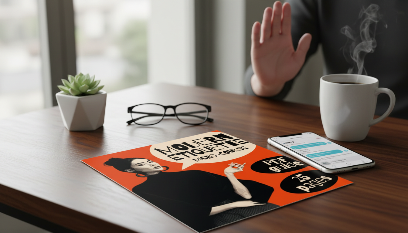 Modern Etiquette Micro-Course: Texting, RSVPs & Social Media