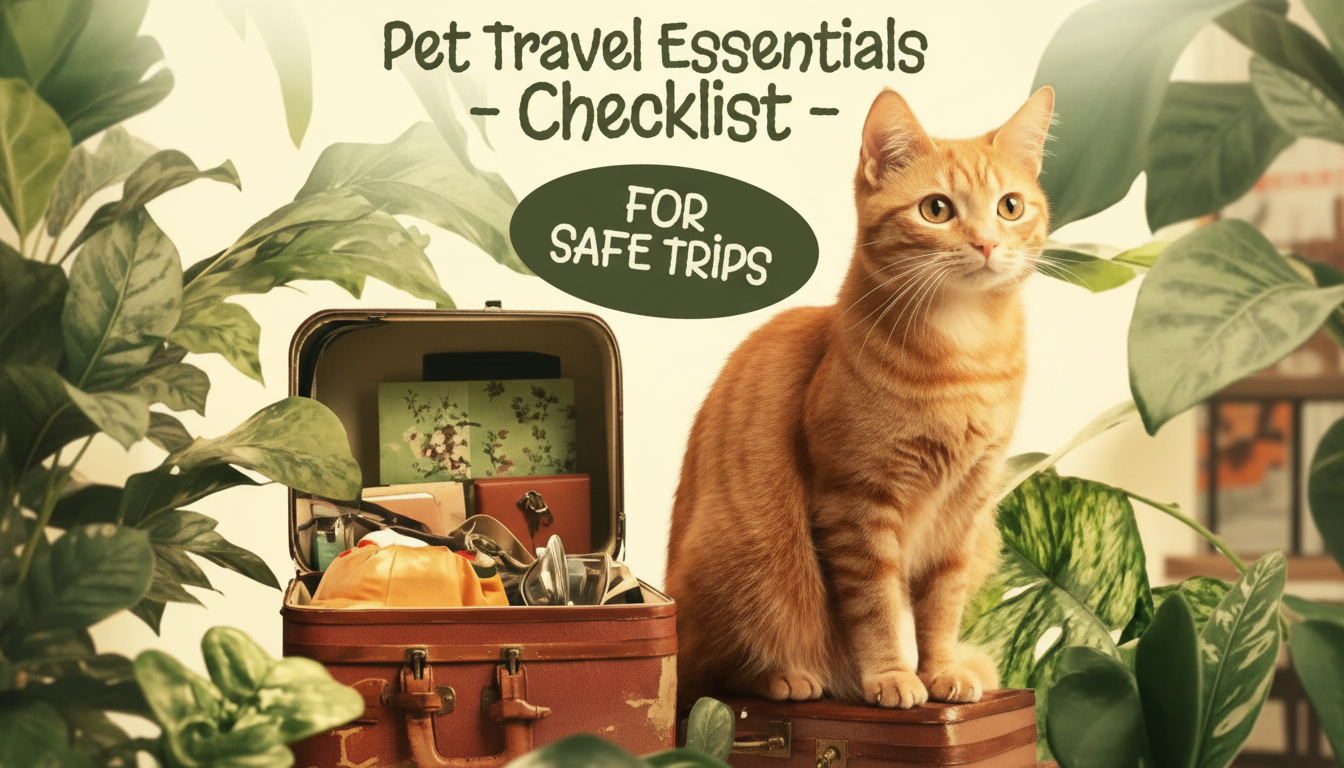 Pet Travel Checklist: Pack Smart for Dogs & Cats
