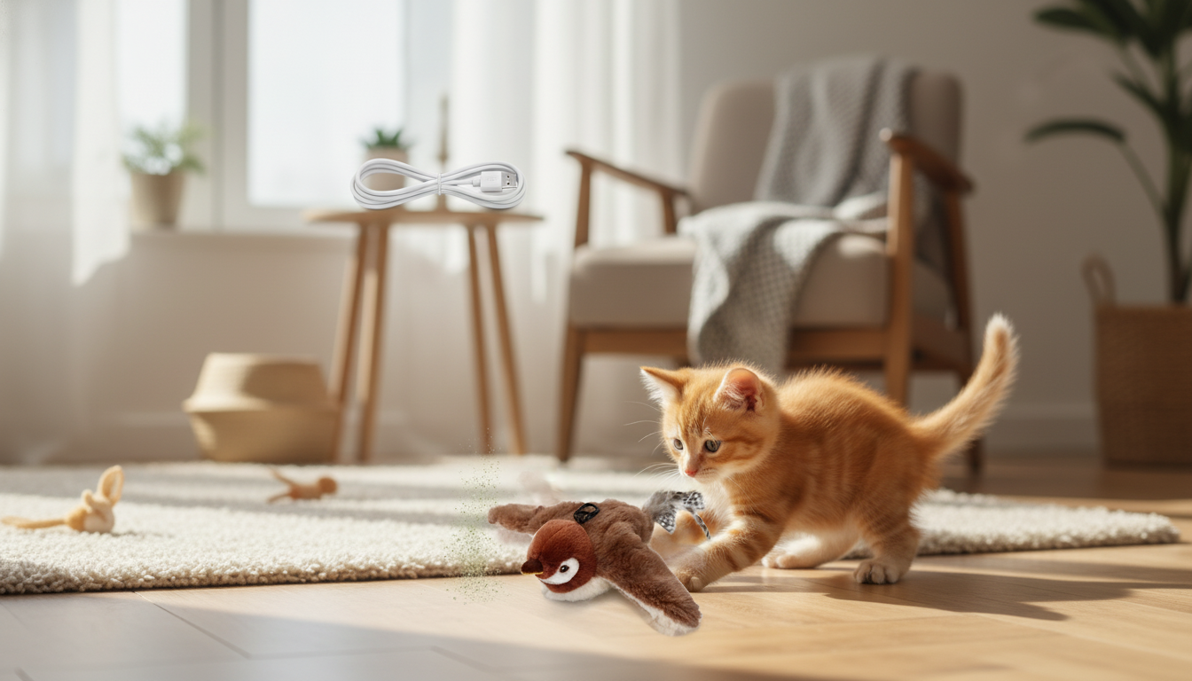 Flapping Bird Cat Toy: Indoor Hunt Play That Lasts