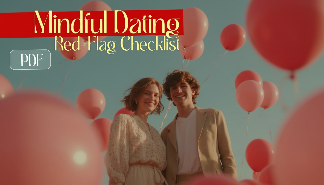 Mindful Dating Red Flags: Printable Boundary Checklist