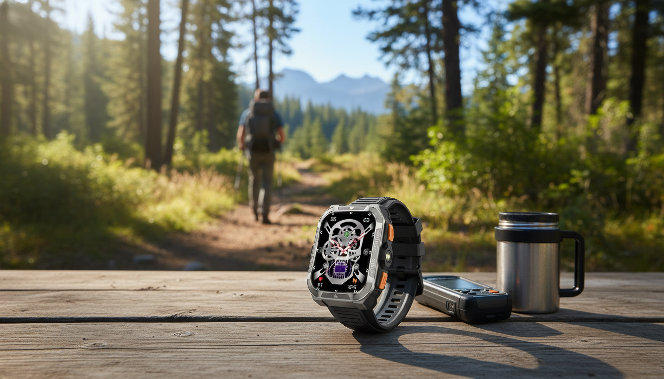 Rugged GPS Smartwatch: Extra-Long Battery for Trails