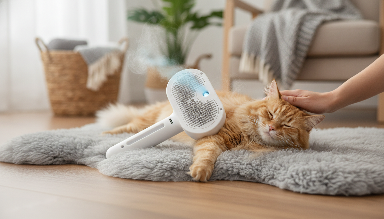 Steam Comb Grooming Brush Guide: Less Shed, More Comfort